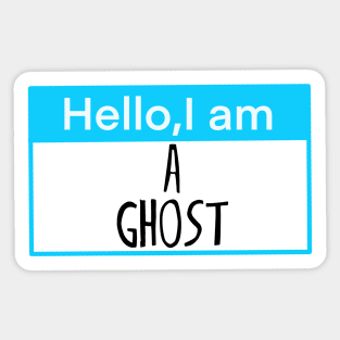 Hello, I am a ghost Sticker